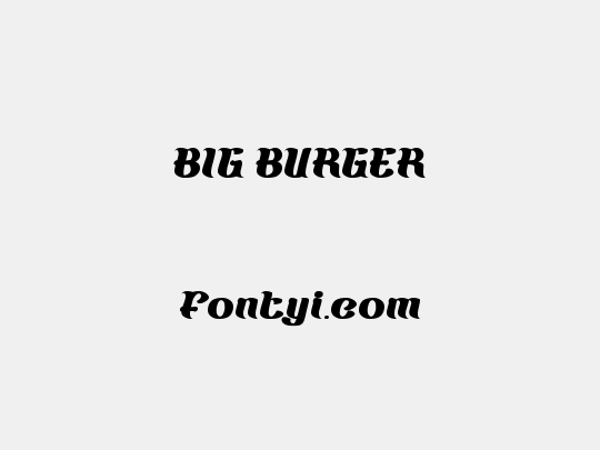 BIG BURGER