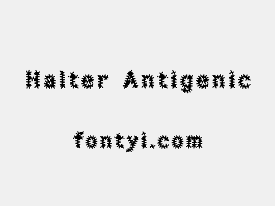 Halter Antigenic