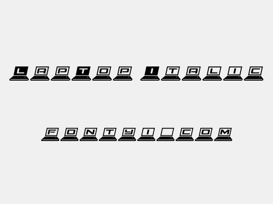LapTop Italic