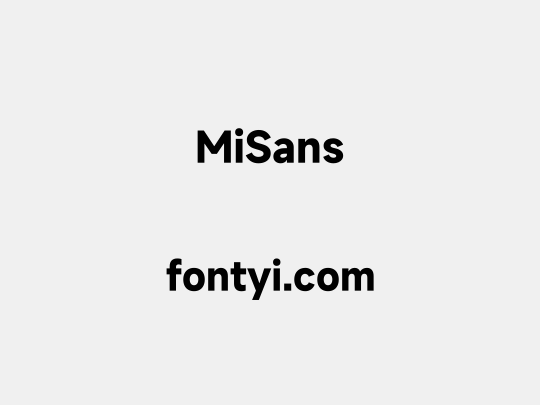 MiSans
