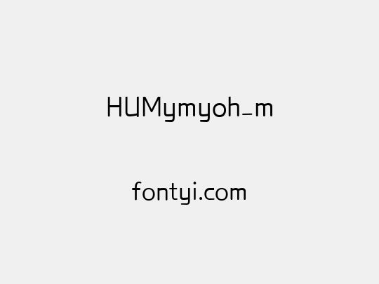 HUMymyoh_m
