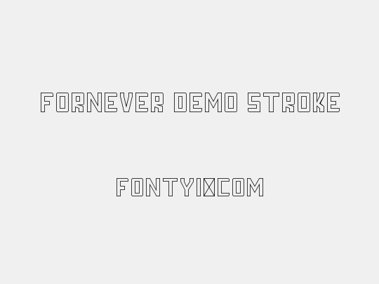 FORNEVER DEMO Stroke