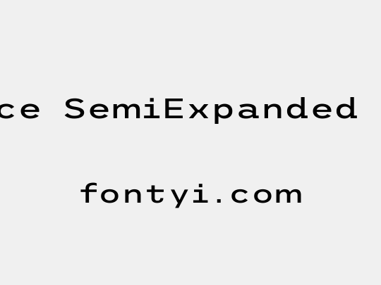 Trispace SemiExpanded Medium