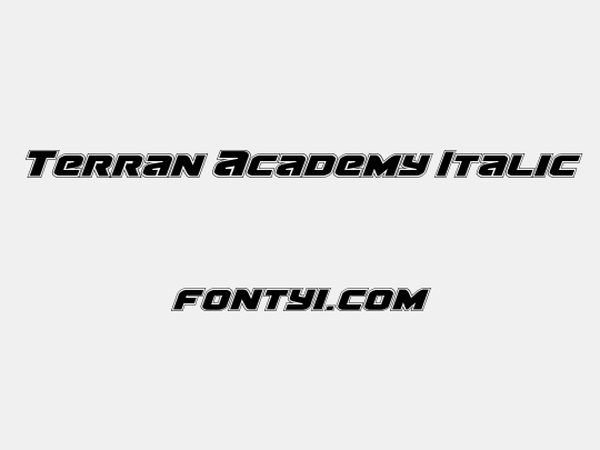 Terran Academy Italic