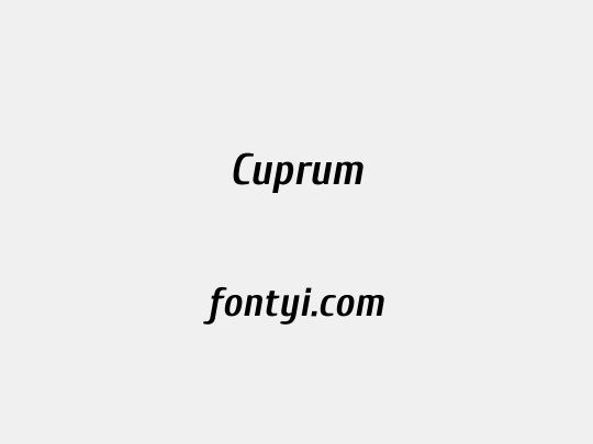 Cuprum
