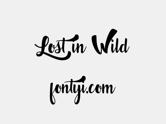 Lost in Wild