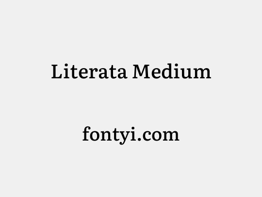 Literata Medium