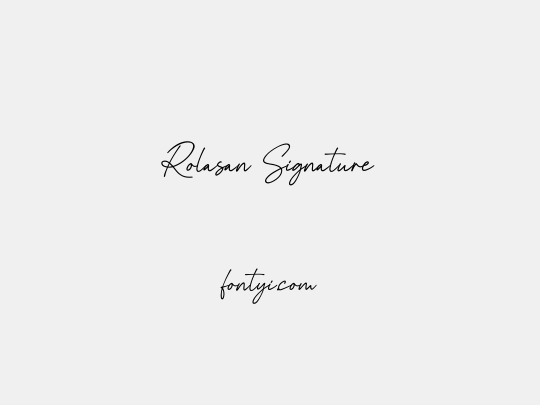 Rolasan Signature