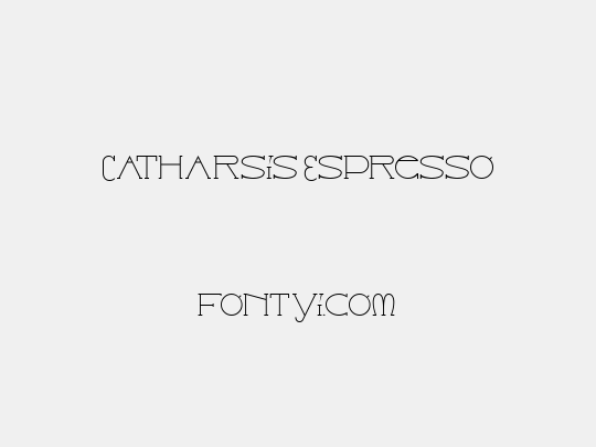 Catharsis Espresso