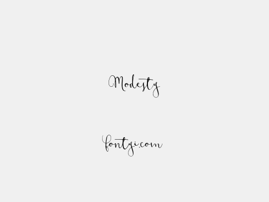 Modesty
