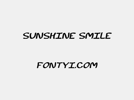 Sunshine Smile