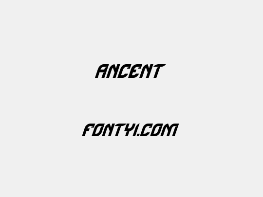 Ancent