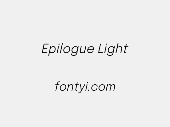 Epilogue Light