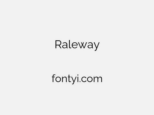 Raleway