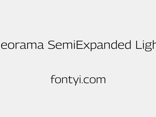 Georama SemiExpanded Light