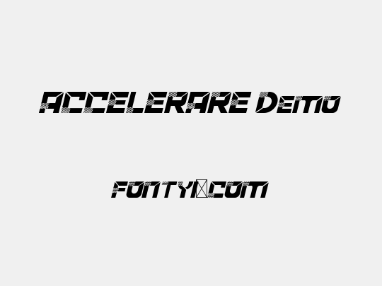 ACCELERARE Demo