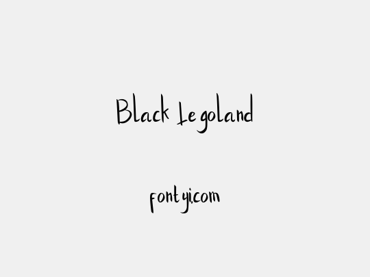 Black Legoland