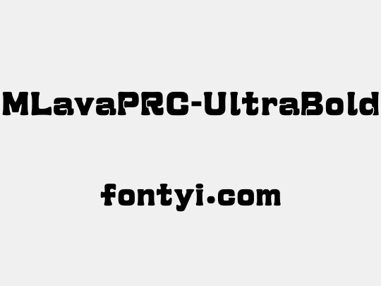 MLavaPRC-UltraBold