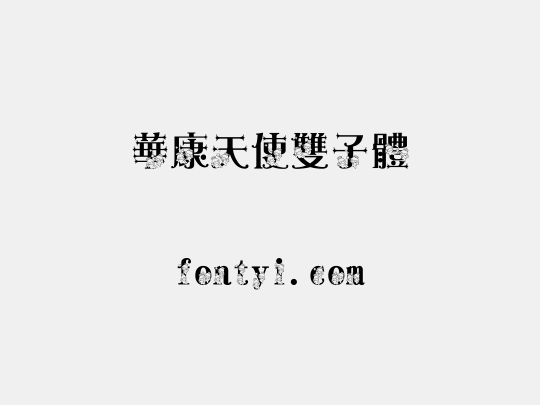 華康天使雙子體