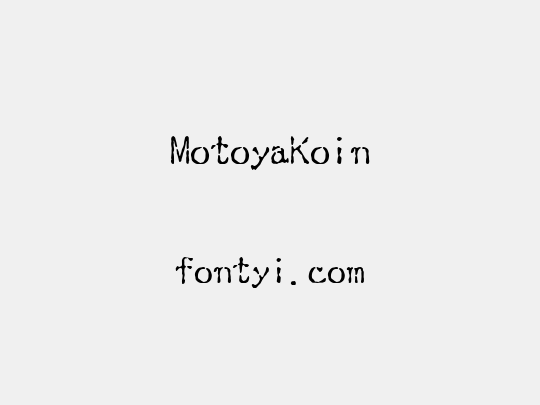 MotoyaKoin