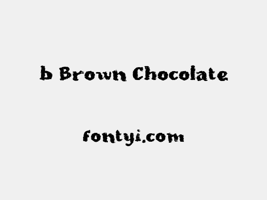 b Brown Chocolate