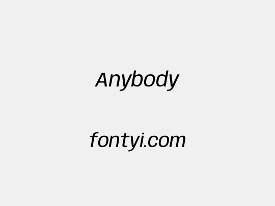 Anybody
