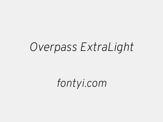 Overpass ExtraLight