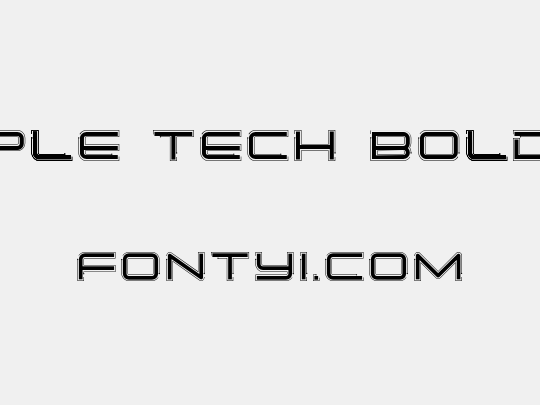 Simple Tech Bold 02