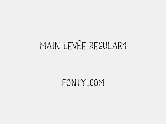 main levèe regular1