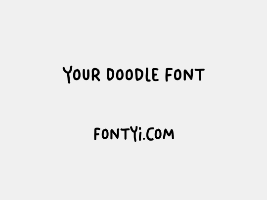 Your Doodle Font