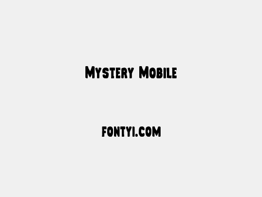 Mystery Mobile