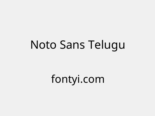 Noto Sans Telugu