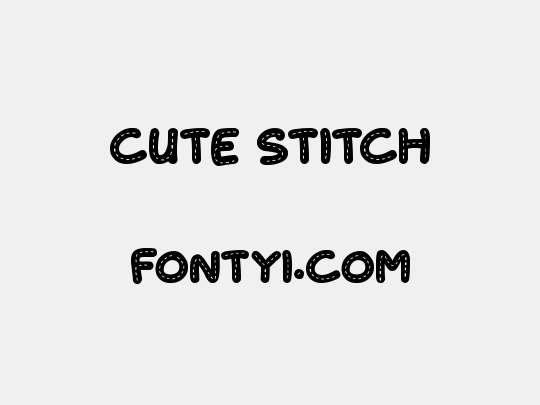 Cute Stitch