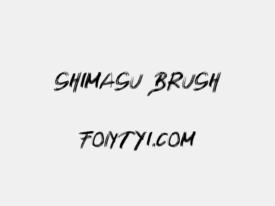 SHIMASU BRUSH