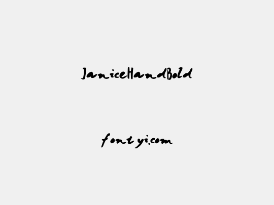 JaniceHandBold