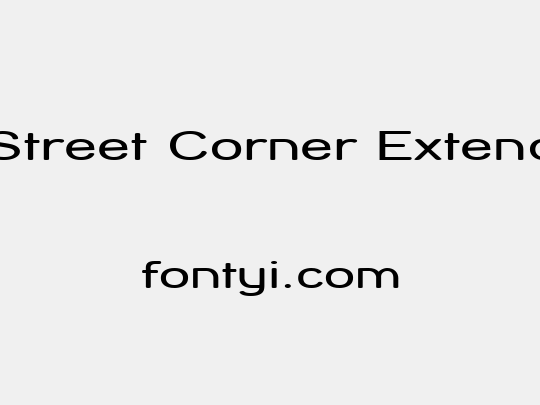 Street Corner Extend