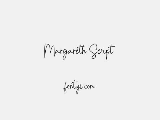 Margareth Script