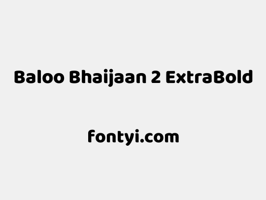 Baloo Bhaijaan 2 ExtraBold