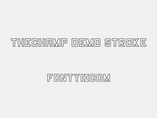 THECHAMP DEMO Stroke