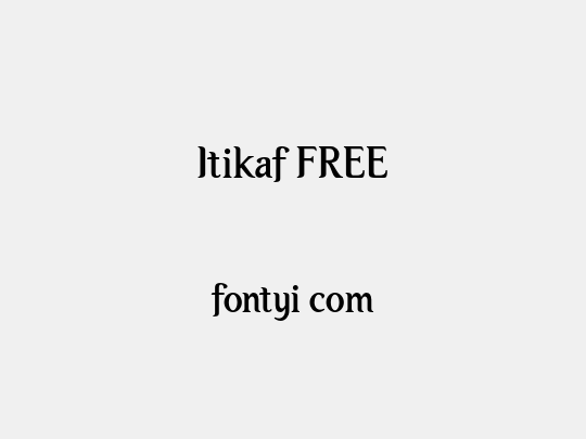 Itikaf FREE