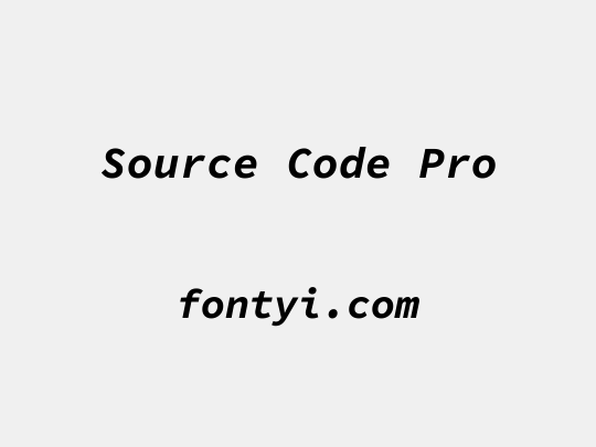 Source Code Pro