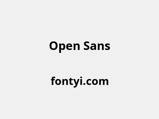 Open Sans
