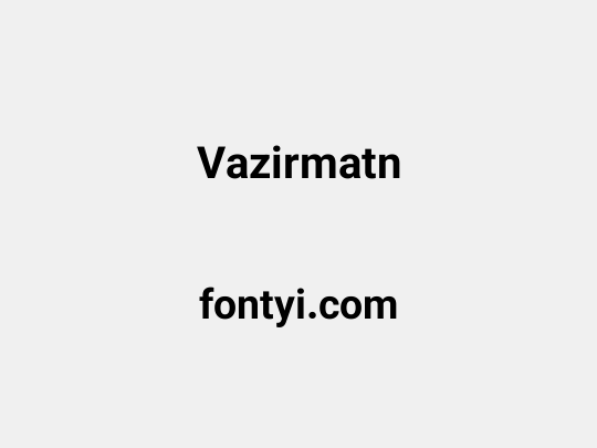 Vazirmatn