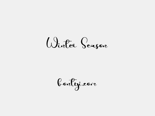 Winter Season