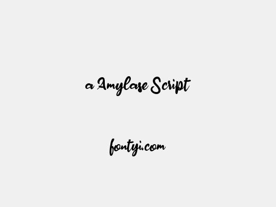 a Amylase Script
