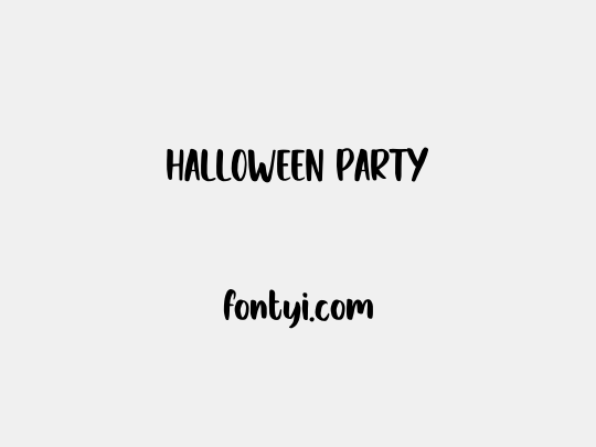 HALLOWEEN PARTY