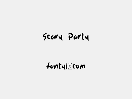 Scary  Party