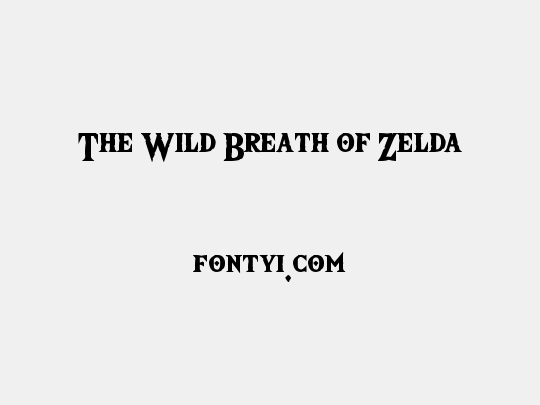 The Wild Breath of Zelda