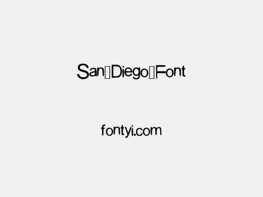 San_Diego_Font