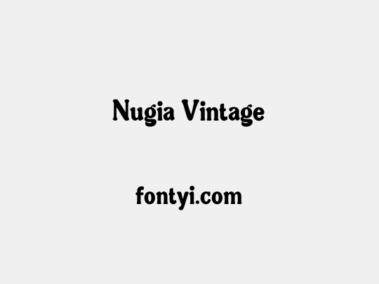 Nugia Vintage